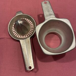 Vintage Foley Handheld Aluminum JUICER REAMER & CANNING FUNNEL
